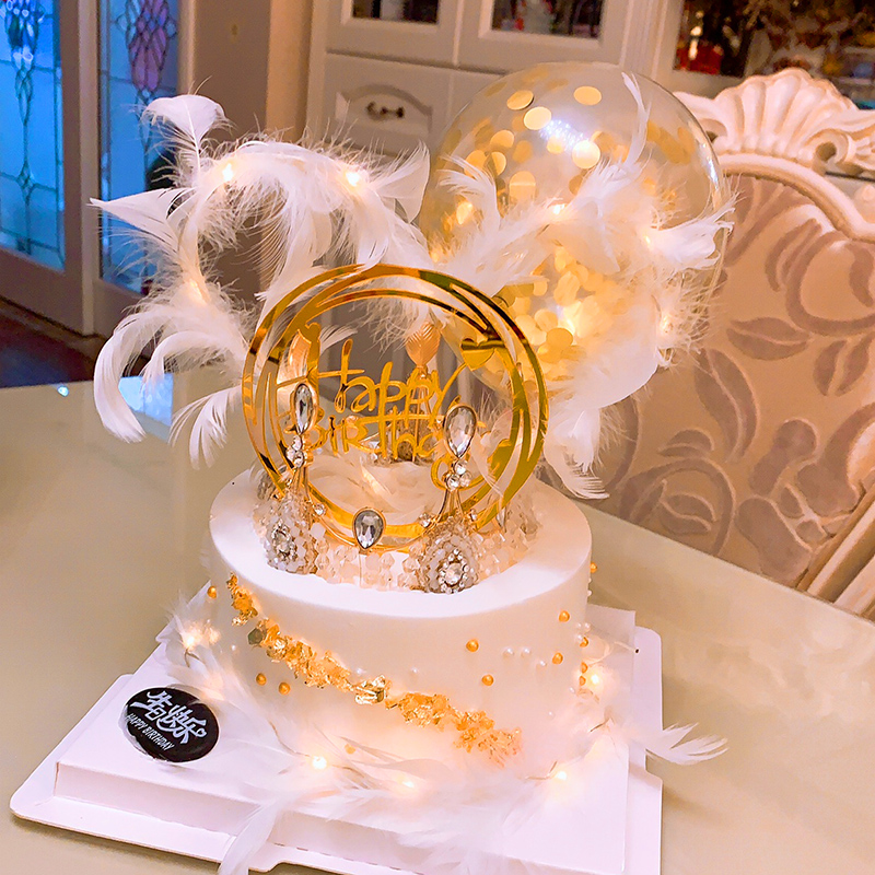 【纯动物奶】创意珠光宝气尊贵女神皇冠生日蛋糕